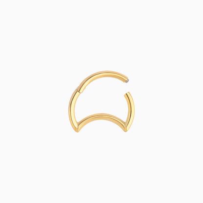 Crescent Clicker Hoop - OhmoJewelry