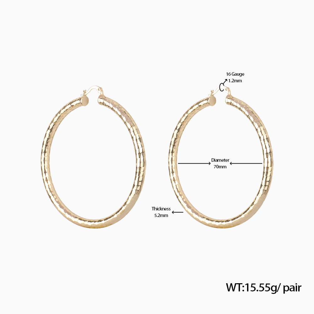 Artemis Hoops - OhmoJewelry