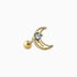 Attractive Crescent Stud - OhmoJewelry