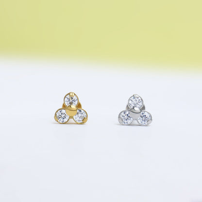 Basic Gem Stud - OhmoJewelry