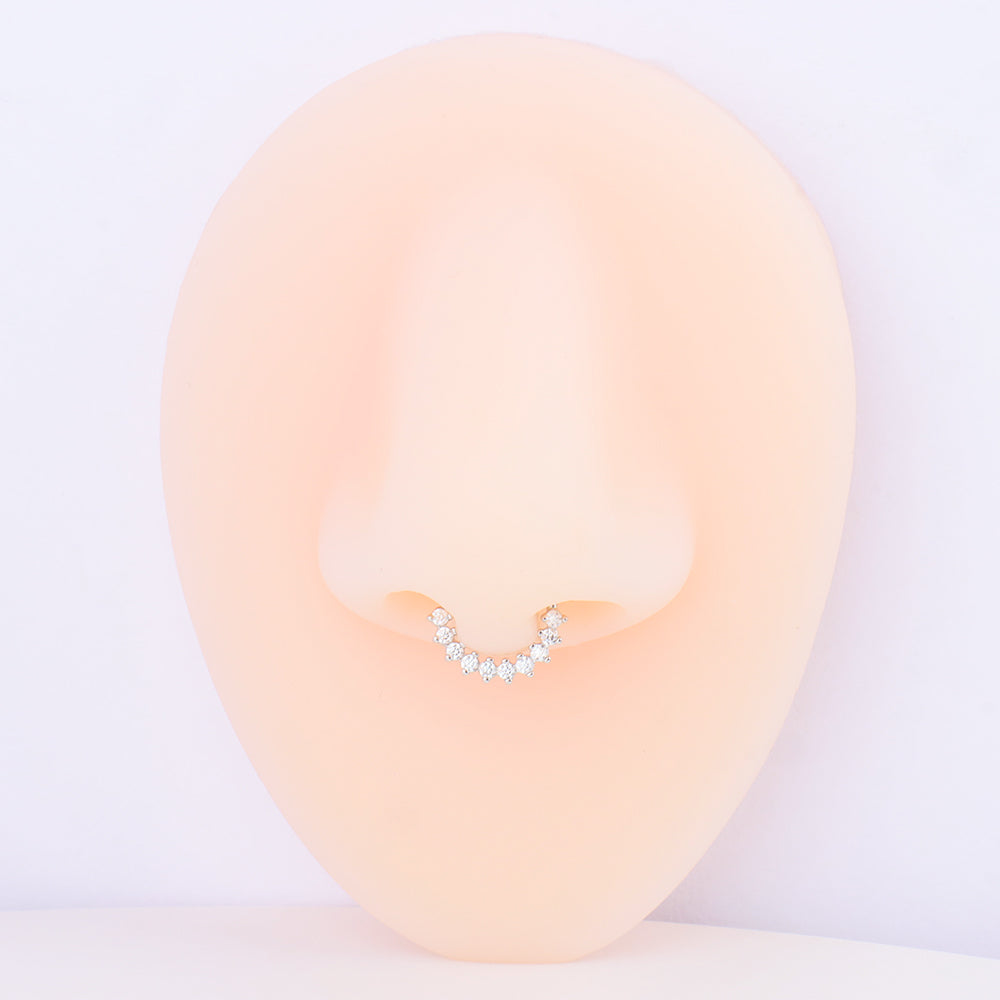 Basic Shiny Hoop - Stainless Steel - Septum - Oumo Jewelry