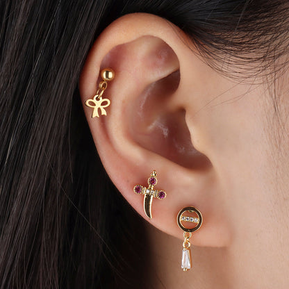 Bow Drop Earring - OhmoJewelry