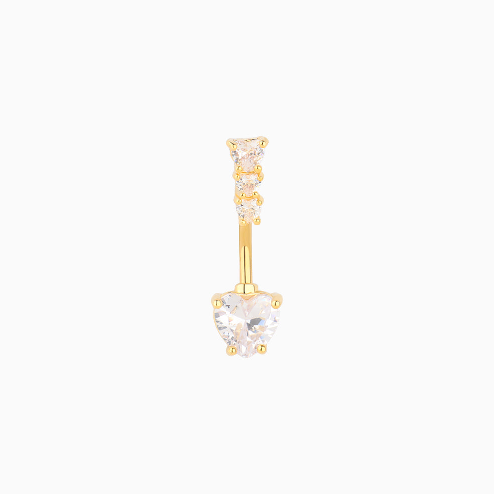 BR2401002 Full Of Love Belly Ring - OhmoJewelry