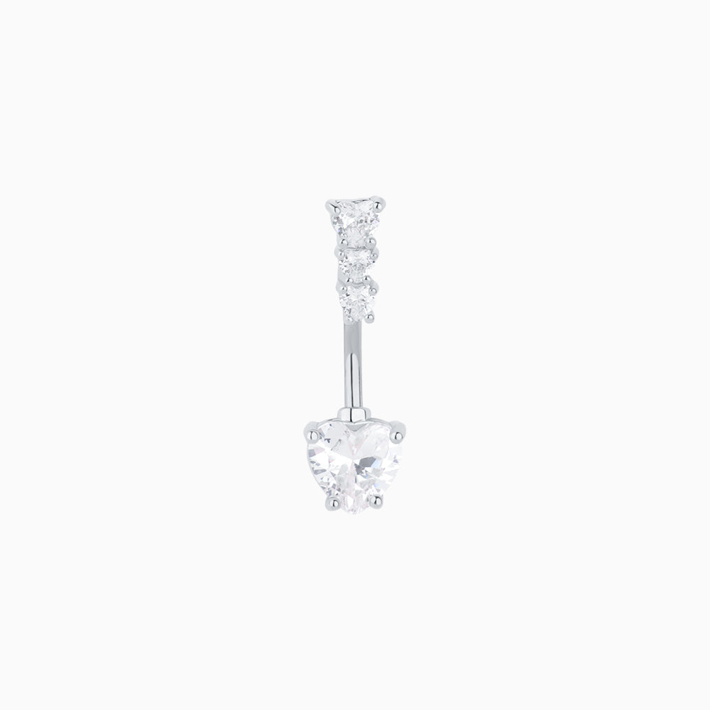 BR2401002 Full Of Love Belly Ring - OhmoJewelry