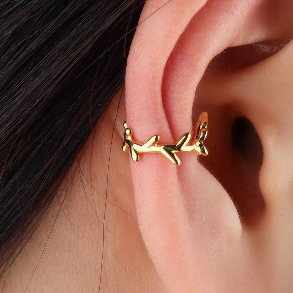 Butterfly Branch Ear Cuff - OhmoJewelry