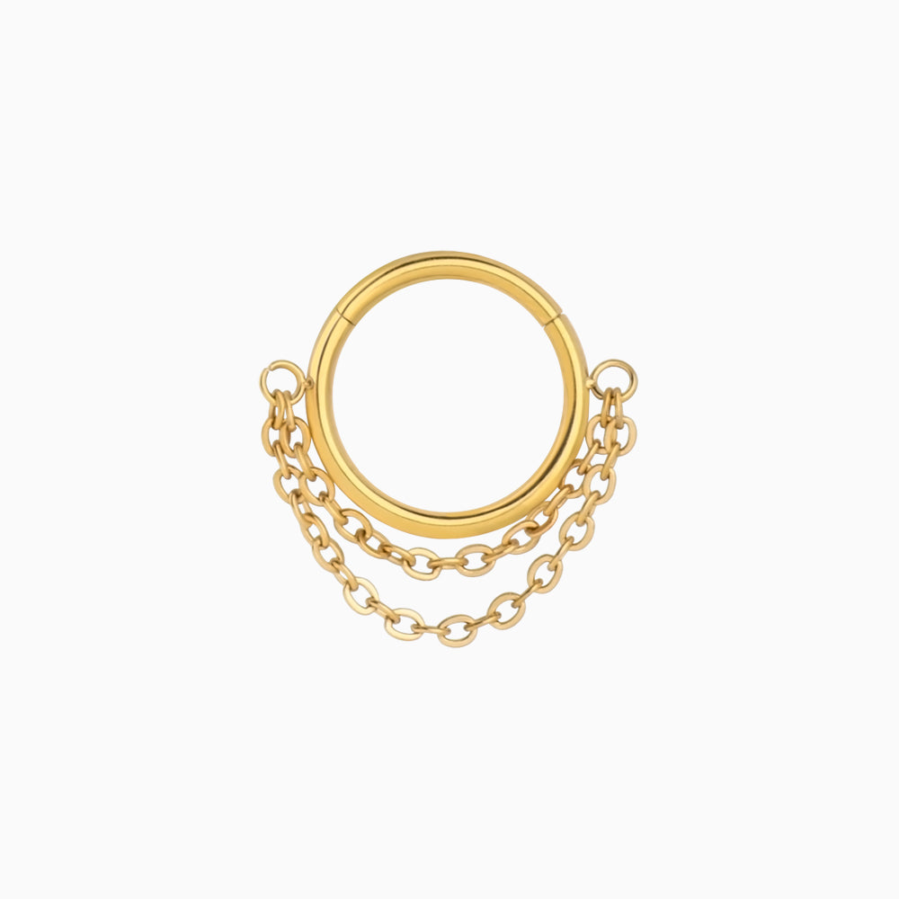 Chain Hoop Nose Ring - OhmoJewelry