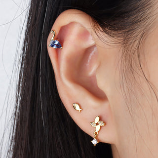 Charm Dinosaur Stud - OhmoJewelry