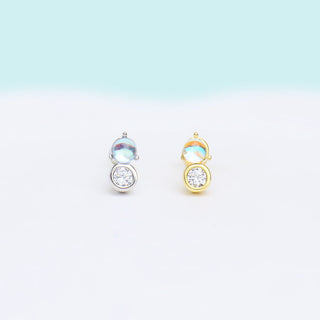 Charming Glass Stone Stud - OhmoJewelry