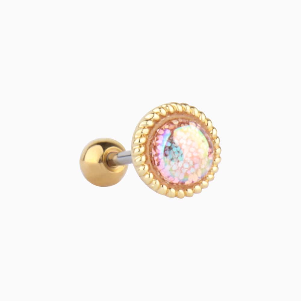 Colorful Round Stud - OhmoJewelry