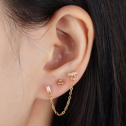 Cool Chain Earring - OhmoJewelry