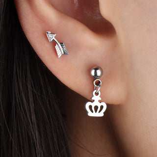 Cupid's Arrow Stud - OhmoJewelry