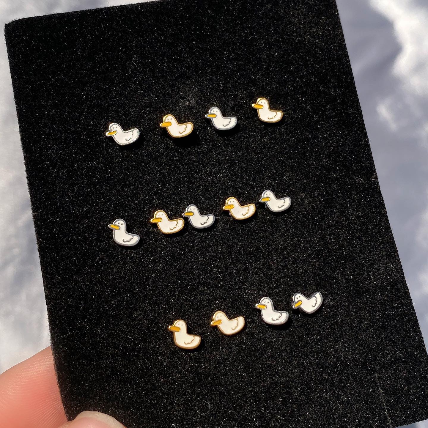 Cute Duck Stud - OhmoJewelry