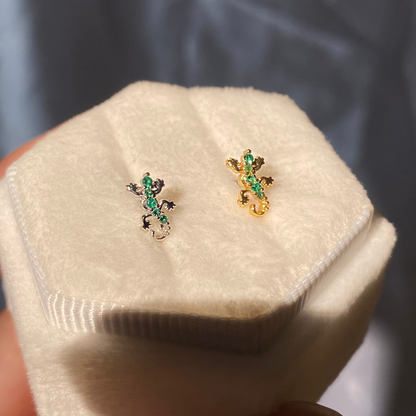 Cute Gecko Stud - OhmoJewelry