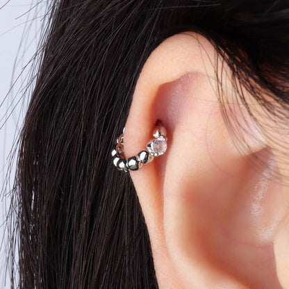 Cute Gem Helix Hoop - OhmoJewelry