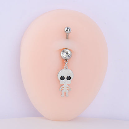 Cute Skeleton Belly Ring - OhmoJewelry