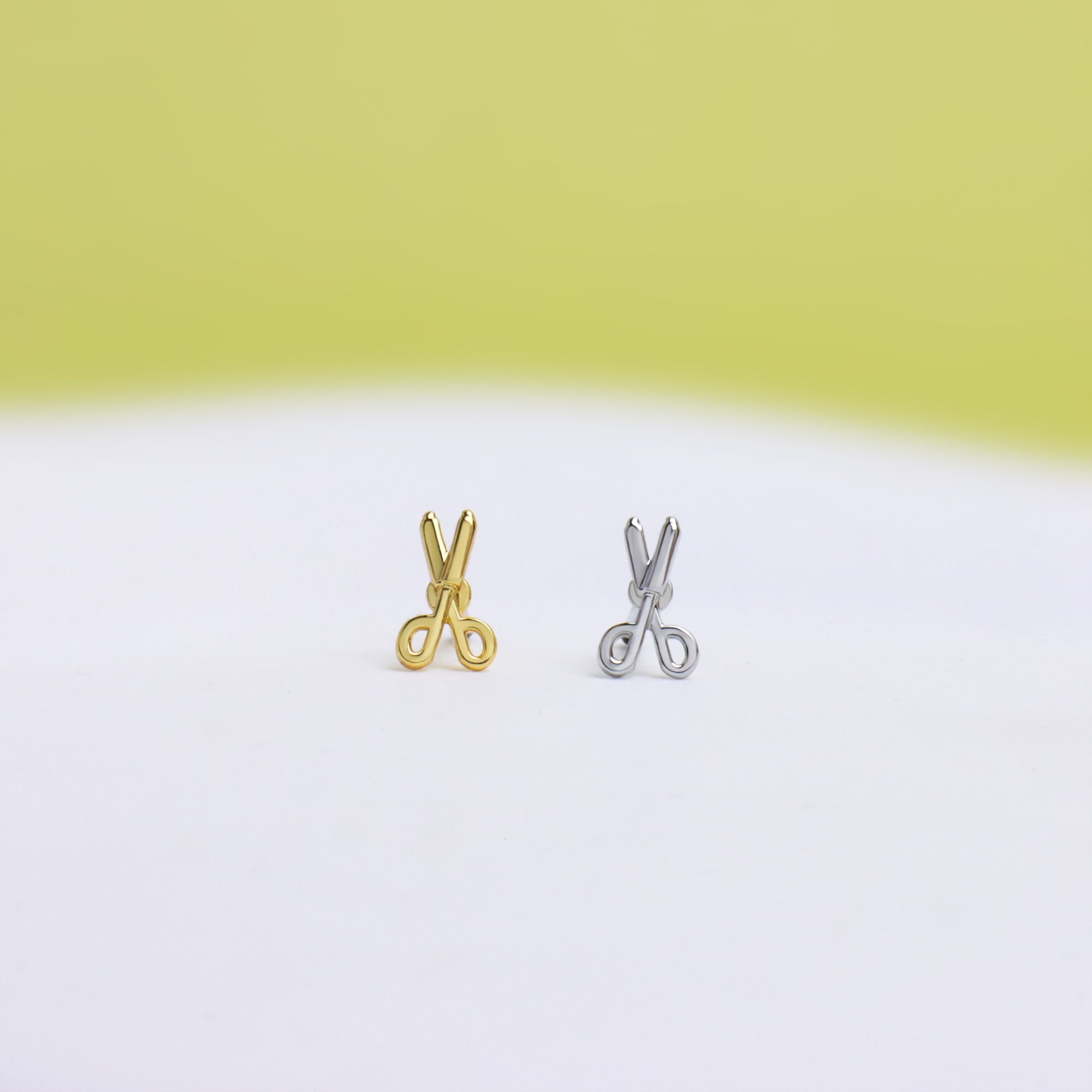 Dainty Scissors Stud - OhmoJewelry