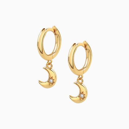 Dazzling Moon Drop Earrings - OhmoJewelry