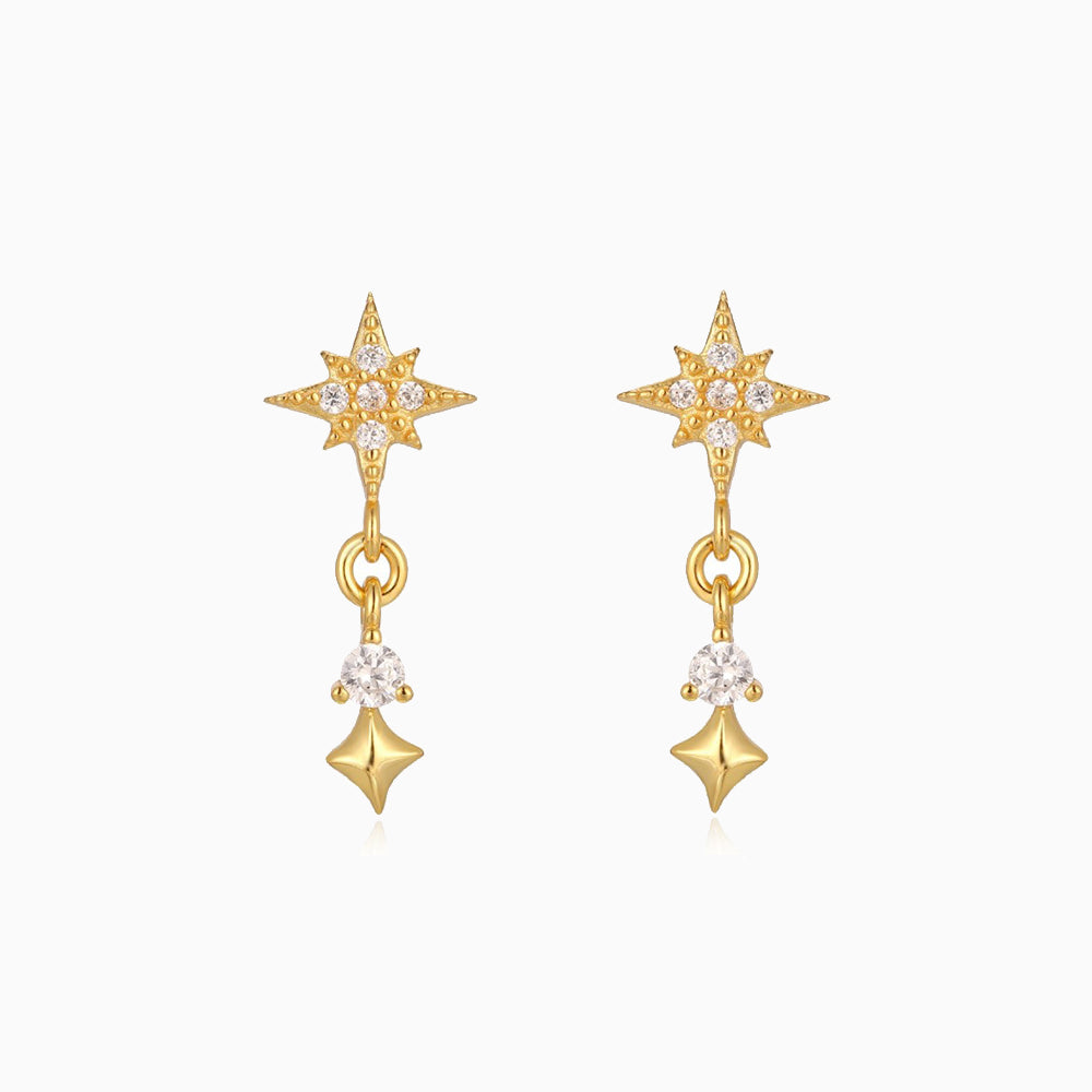 Dazzling Star Drop Earrings - OhmoJewelry