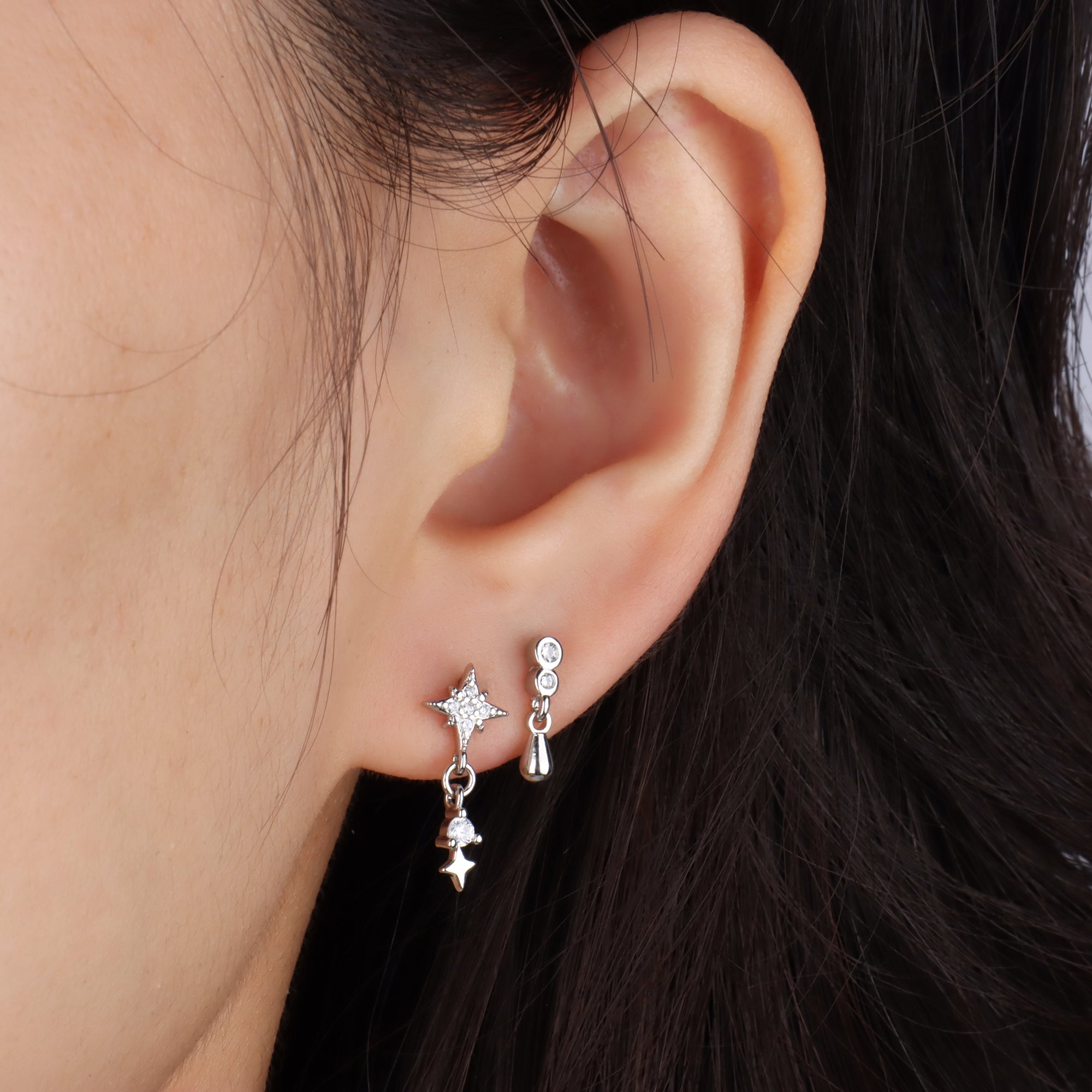 Dazzling Star Drop Earrings - OhmoJewelry