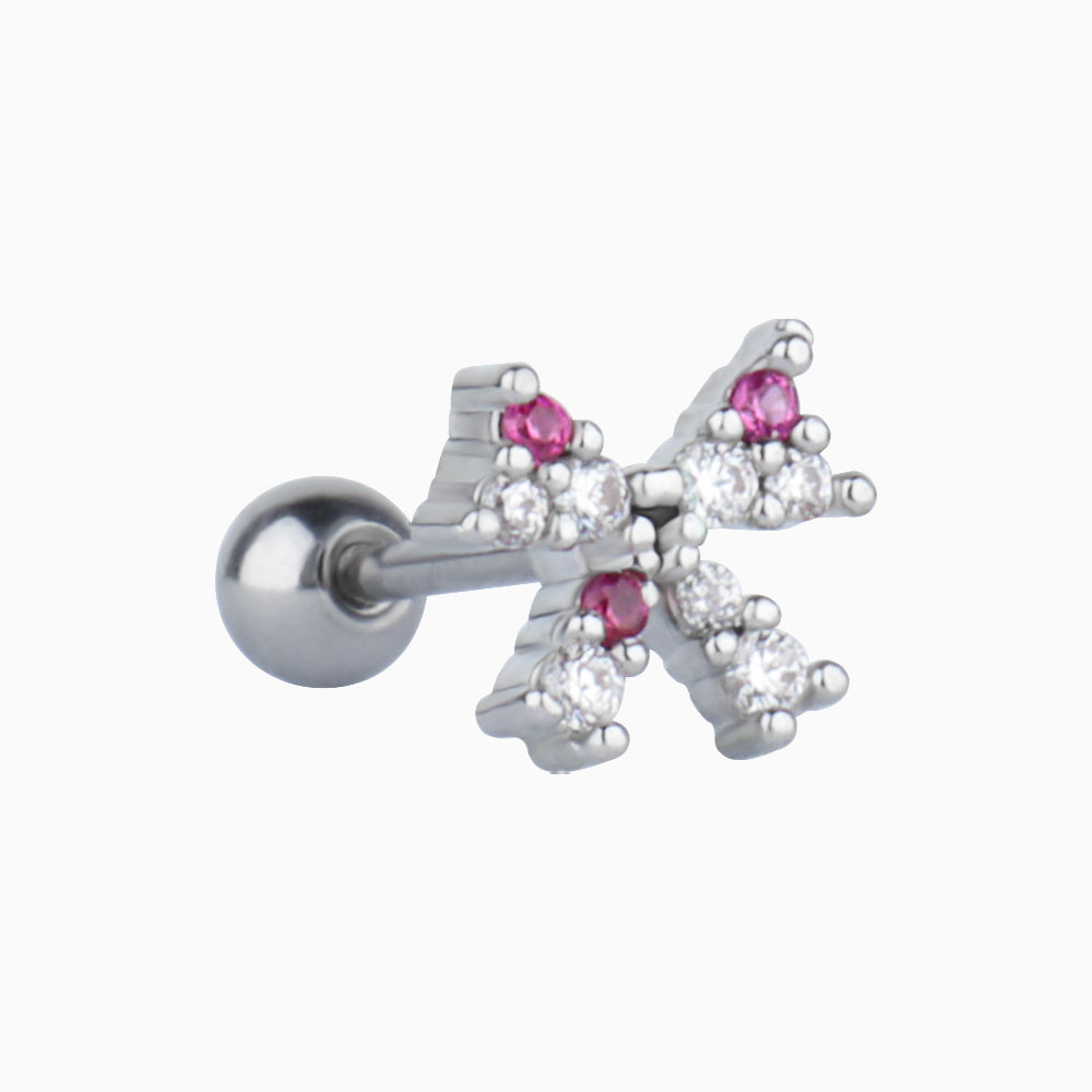 Delicate Bow Stud - OhmoJewelry