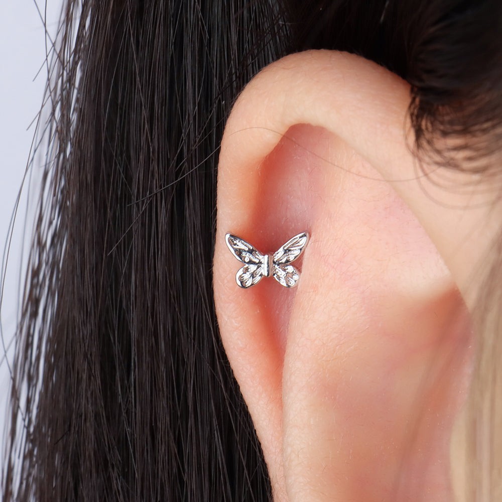 Exquisite Retro Butterfly Stud - OhmoJewelry