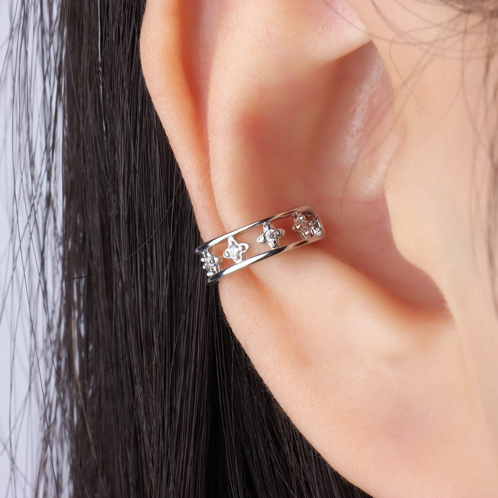 Flower Ear Cuff - OhmoJewelry