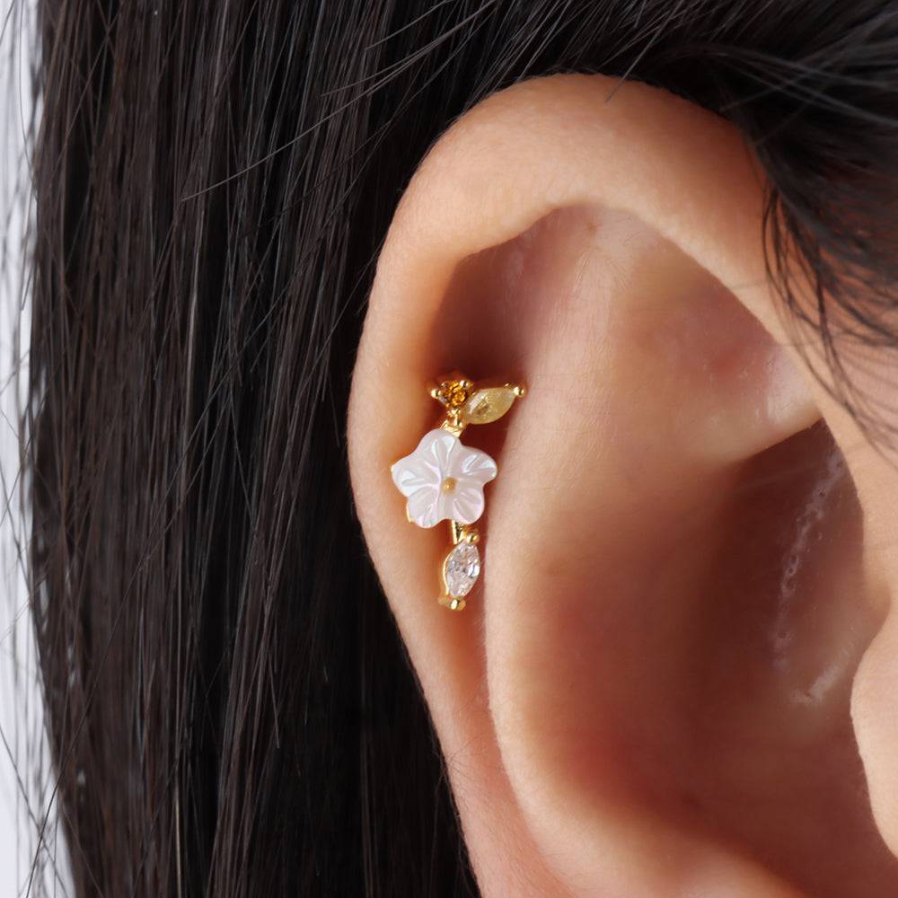 Flowers Stud - OhmoJewelry