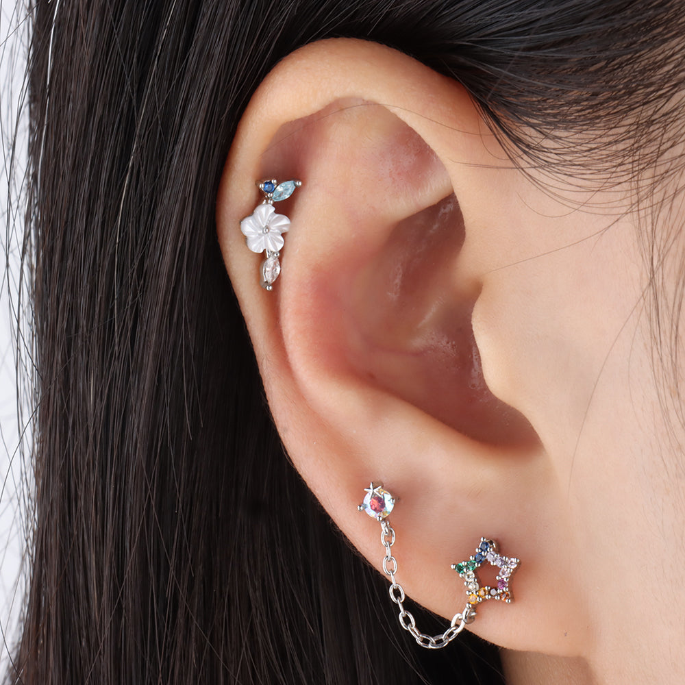 Flowers Stud - OhmoJewelry