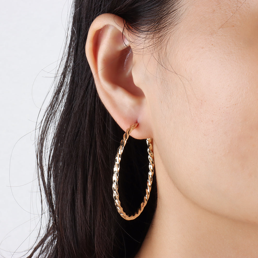 Flowing Hoops - OhmoJewelry