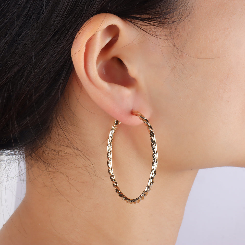 Flowing Hoops - OhmoJewelry