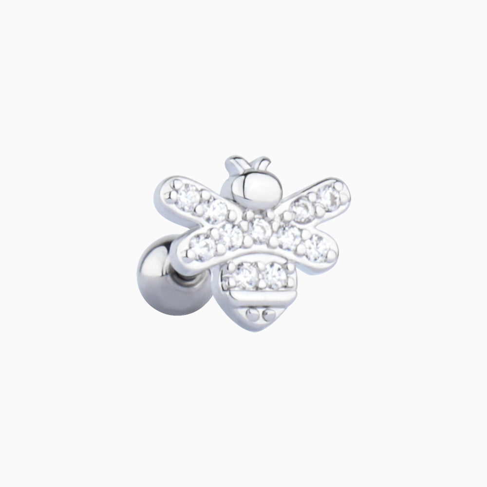 Flying Bee Stud - OhmoJewelry