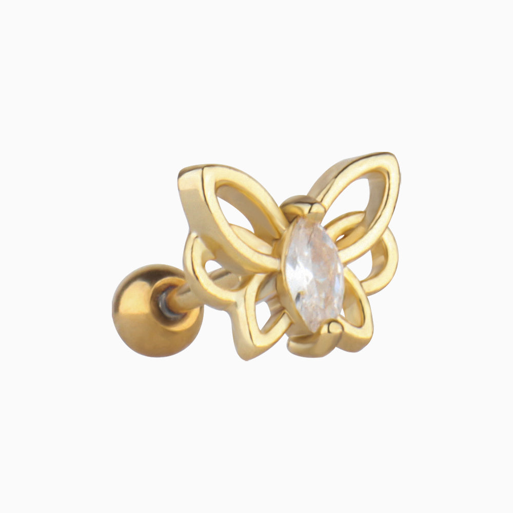 Flying Butterfly Stud - OhmoJewelry