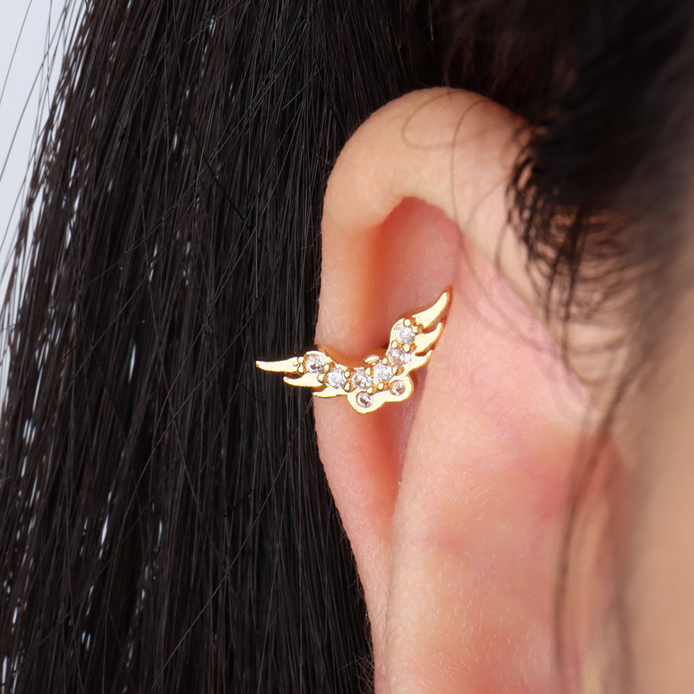 Flying Wings Stud - OhmoJewelry