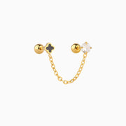Four Leaf Clover Chain - Stainless Steel - Lobe, Upper Lobe - Oumo Jewelry