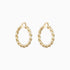 Frosted Twist Hoops - OhmoJewelry