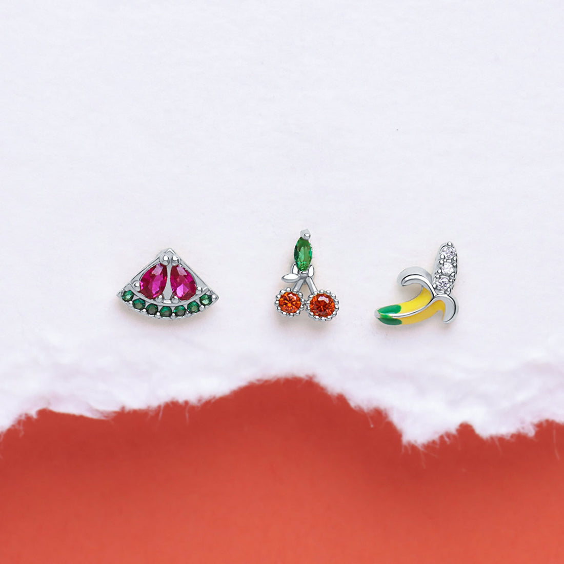 Fruit Party Stud Set - OhmoJewelry