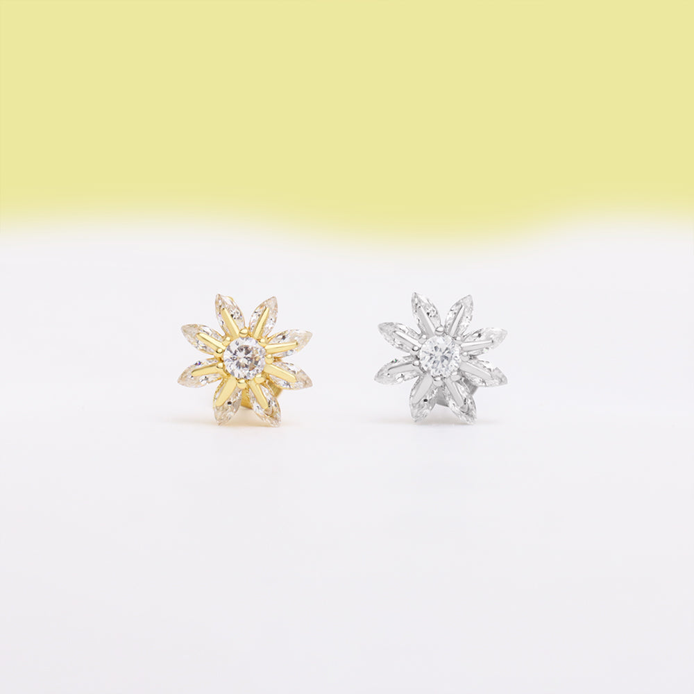 Gorgeous Flower Stud - OhmoJewelry