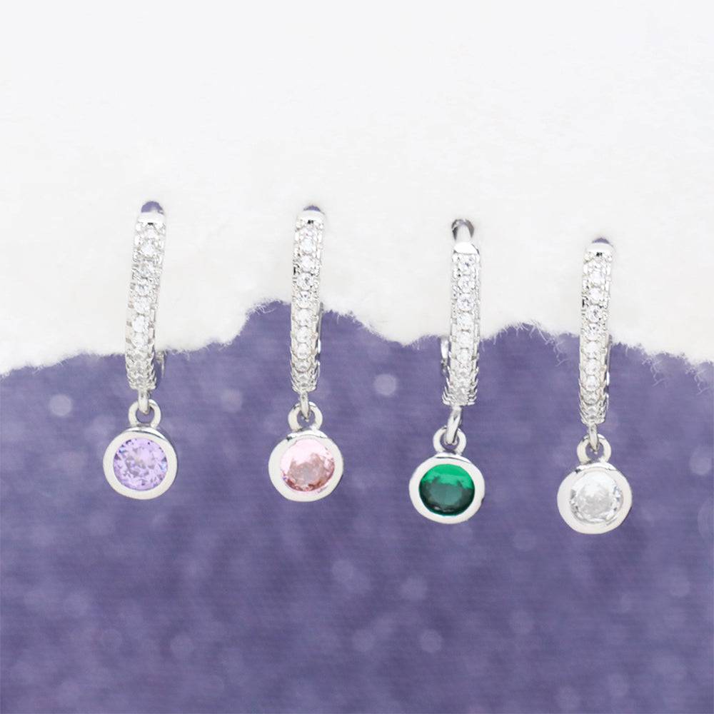 Charm Gemstone Drop Earrings - OhmoJewelry