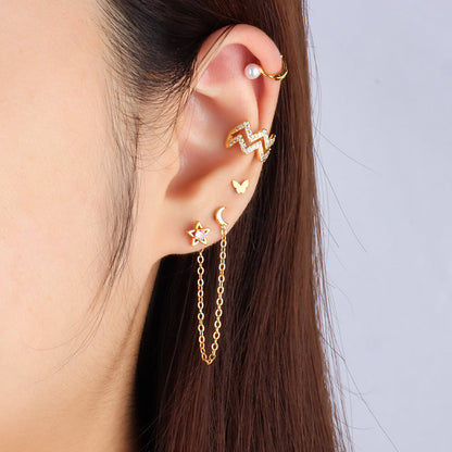 Heartbeat Ear Cuff - OhmoJewelry