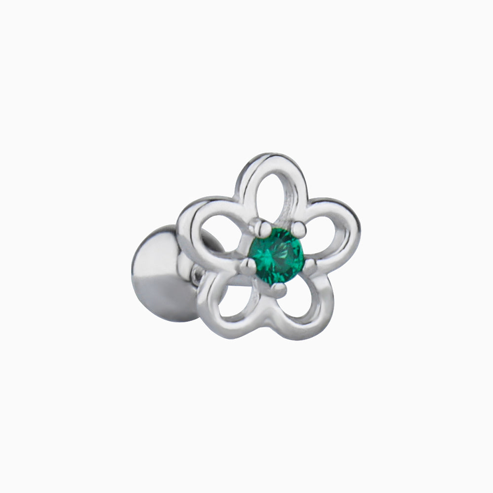 Hollow Flower Stud - OhmoJewelry