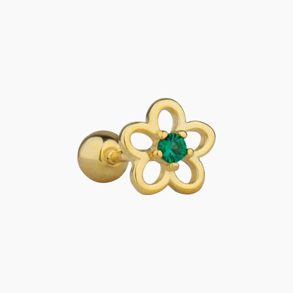 Hollow Flower Stud - OhmoJewelry