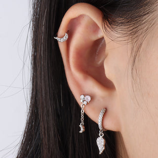 Leaf Drop Earring - OhmoJewelry