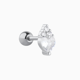 Leaf Love Stud - OhmoJewelry