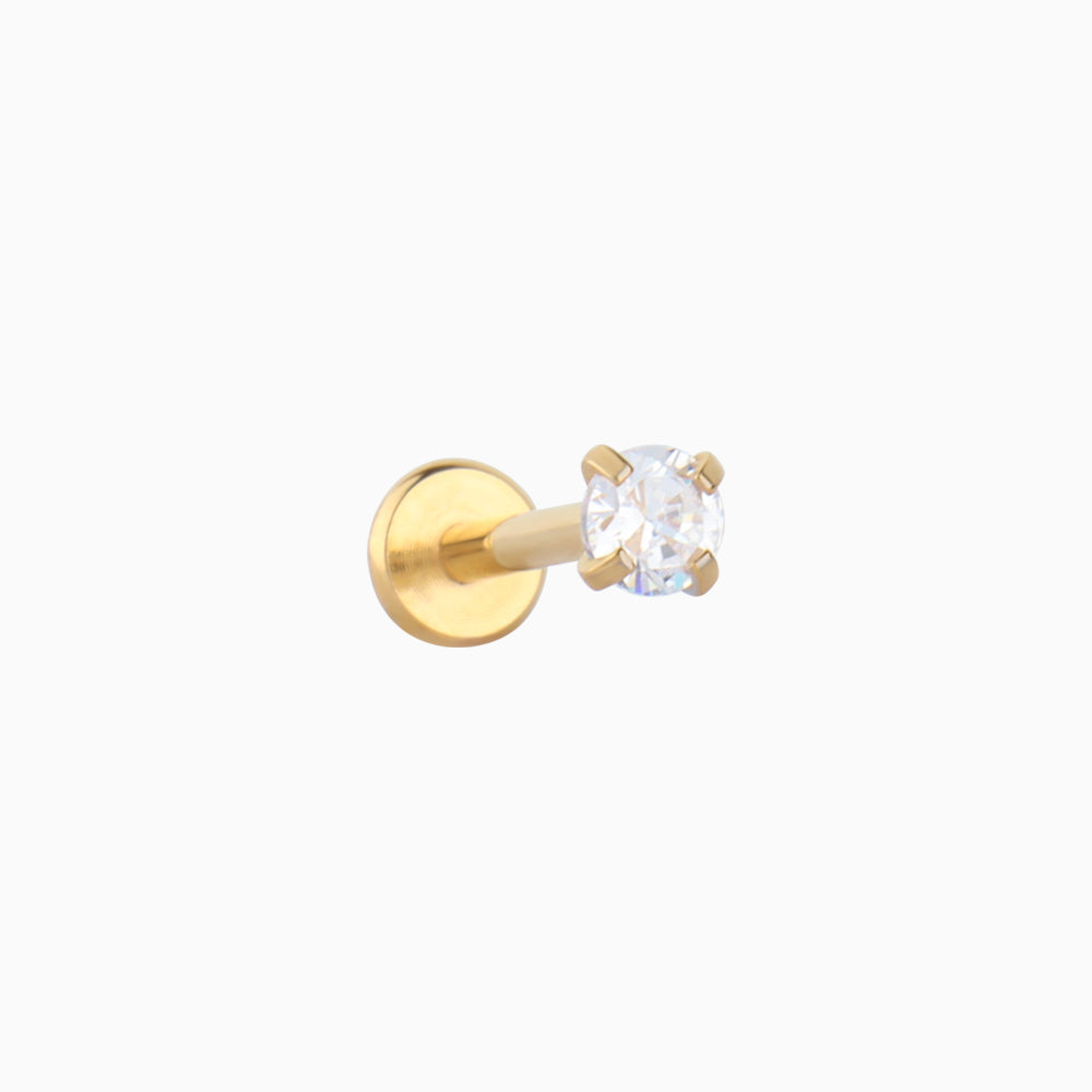 Casual Threaded Labret Stud - OhmoJewelry