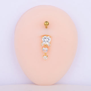 Love Bow Belly Ring - OhmoJewelry