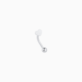 Love Curved Barbell - OhmoJewelry