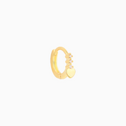 Love Helix Hoop - Stainless Steel - Upper Lobe, Helix - Oumo Jewelry