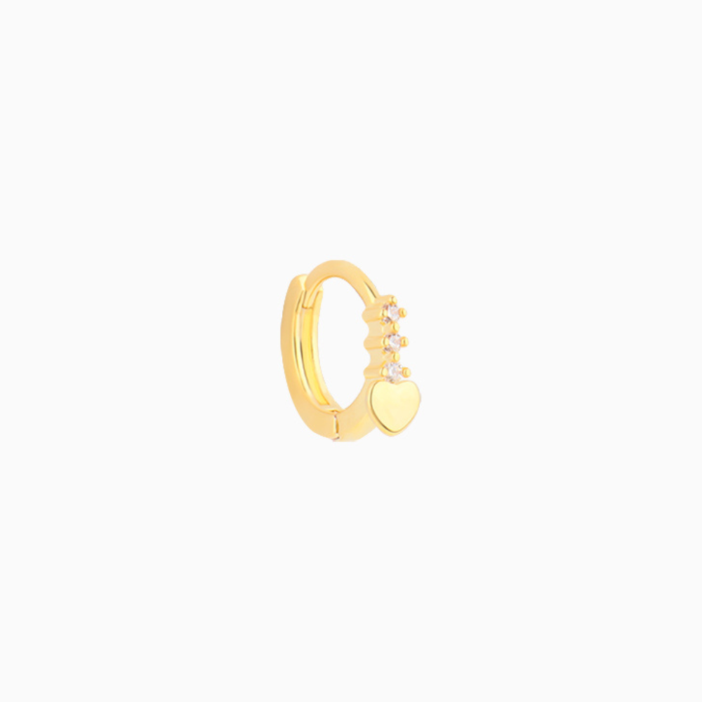 Love Helix Hoop - Stainless Steel - Upper Lobe, Helix - Oumo Jewelry