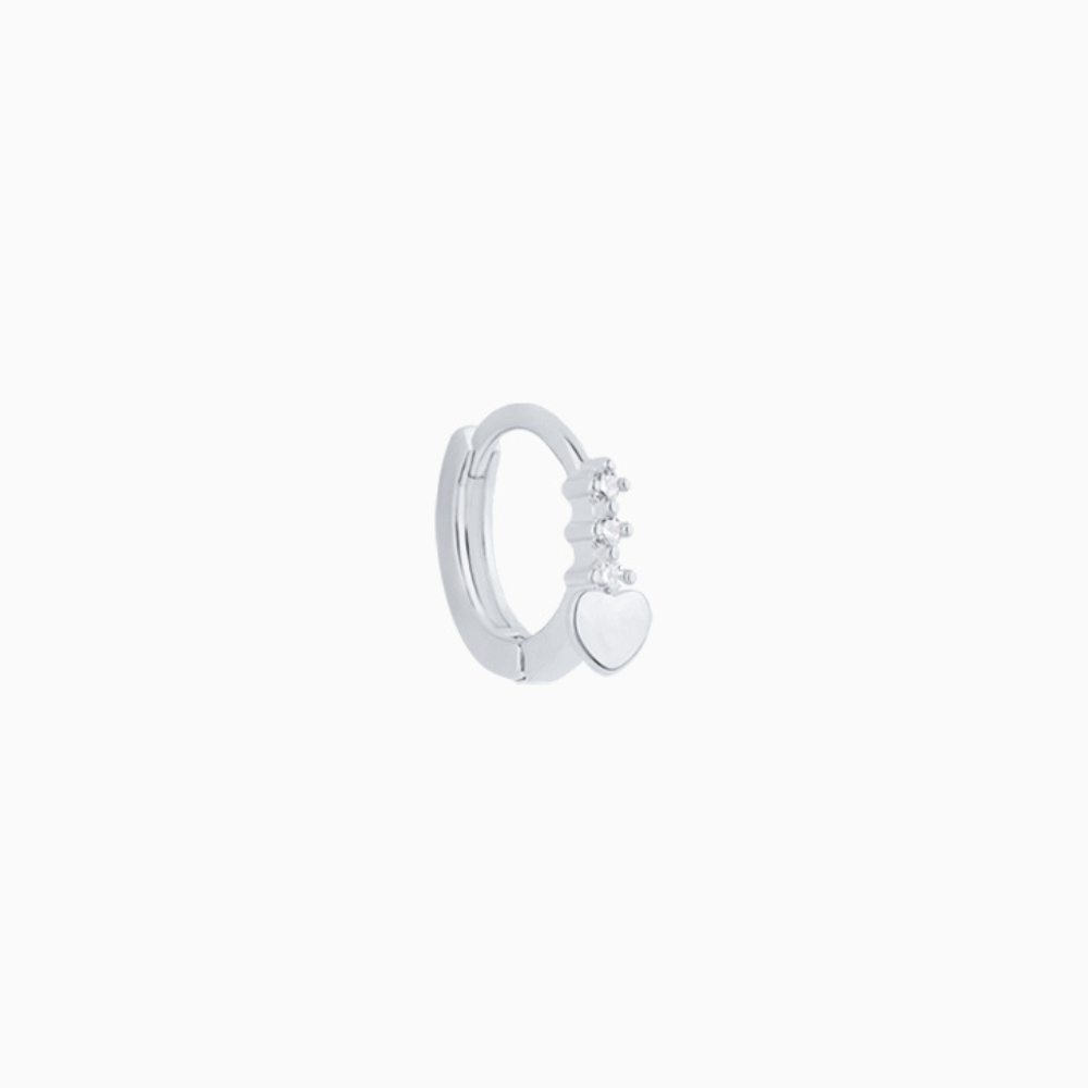 Love Helix Hoop - Stainless Steel - Upper Lobe, Helix - Oumo Jewelry