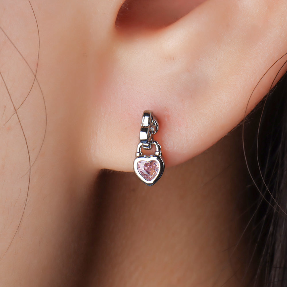 Love Key - Stainless Steel - Upper Lobe, Flat - Oumo Jewelry